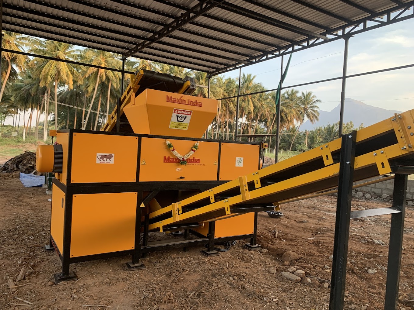 Wood Waste Shredder Processing